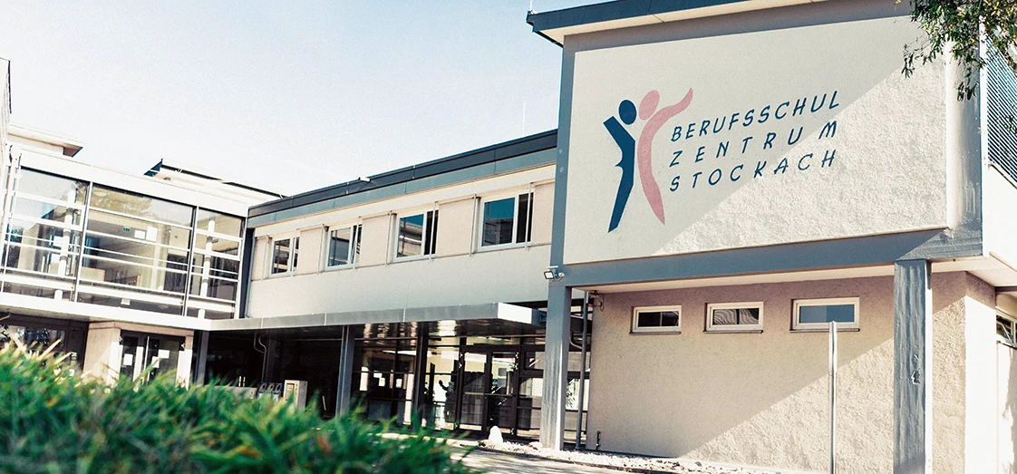 Außenansicht des Berufsschulzentrums Stockach