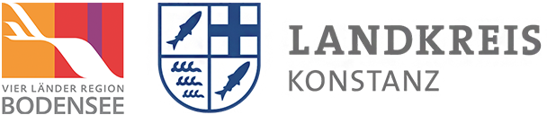 Logos Vierländerregion Bodensee und Landkreis Konstanz